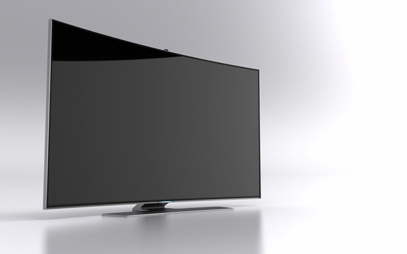 High-end curved smart led tv