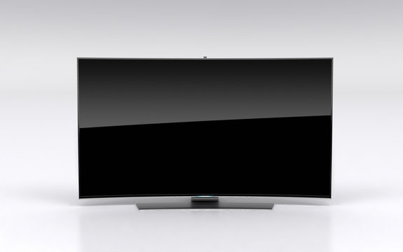 High-end curved smart led tv