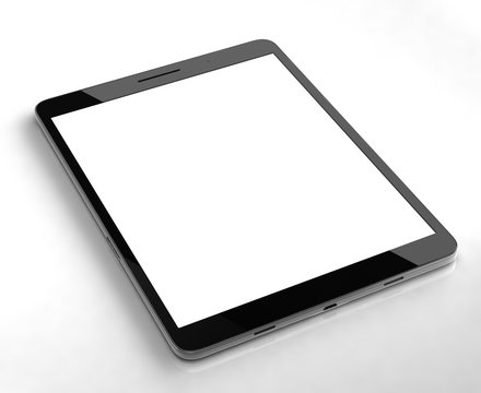 Blank screen custom   tablet isolated