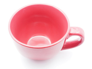 cup on white background
