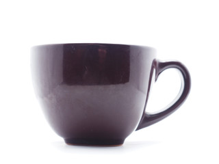 cup on white background