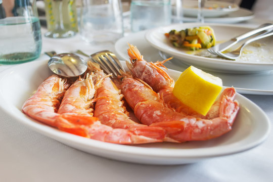 shrimps dish