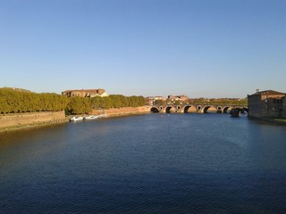 Obraz premium La Garonne, Toulouse