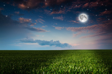 Night background. Elements of this image furnished by NASA.