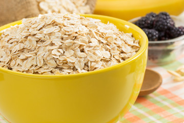 bowl of oat flake