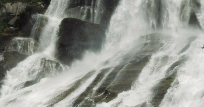 4K, Huge Waterfall, Norway