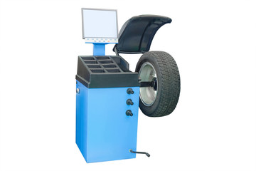 The image of tyre fitting machine