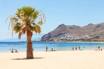 Fotobehang Las Teresitas Beach on Tenerife © fuchsphotography