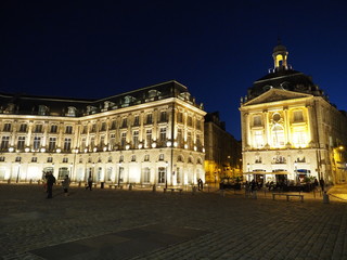 Fototapeta na wymiar Place Royale en Bordeaux 