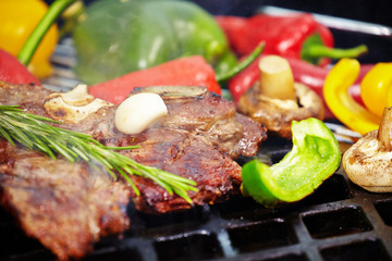 Grilled T-bone steak