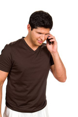 Man Talking On Cellphone