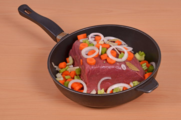 braten in der pfanne