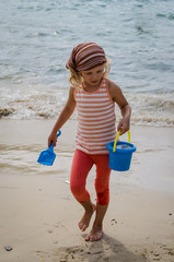 girl on the beach