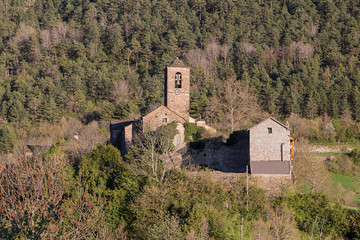 Fototapeta premium village in the Pyrenees Spain