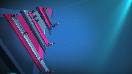 board background with wheel gear by side