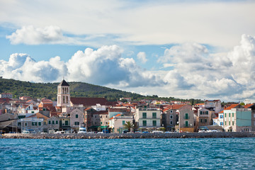 Fototapeta na wymiar Vodice is a small town on the Adriatic coast in Croatia