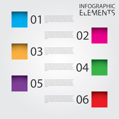 Illustration of Modern infographic chart