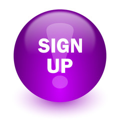 sign up internet icon