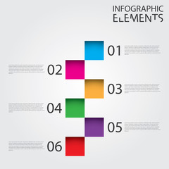 Illustration of Modern infographic chart