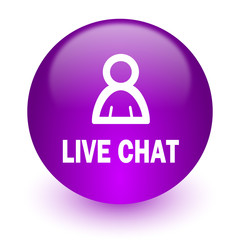live chat internet icon