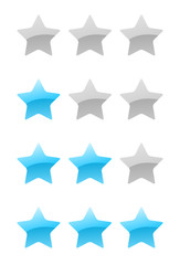 vector rating stars