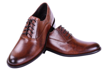 Men's autumn shoes with laces
