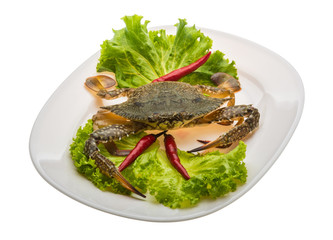 Raw crab