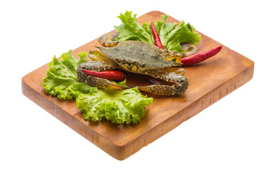 Raw crab