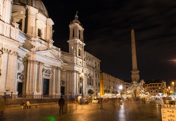 Piazza Navona in Rome. Italy