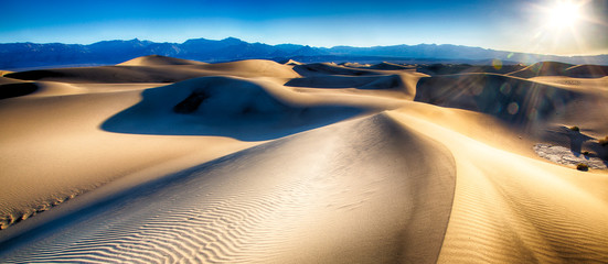 Death Valley Dunes - obrazy, fototapety, plakaty