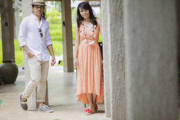 Obraz premium Romantic young couple happiness
