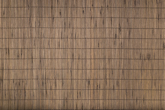 Bamboo mat background.
