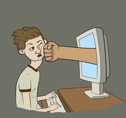 punch from monitor