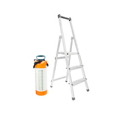 sprayer and stairs