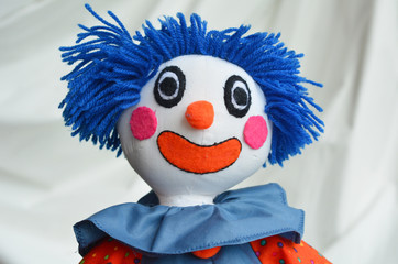 Handmade clown doll