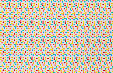 Fabric textile with dots pattern