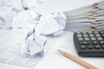 Paper ball of problem report