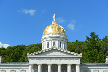 Fototapeta na wymiar Vermont State House, Montpelier, Vermont