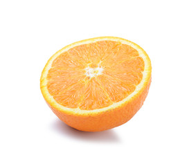 Orange on a white background.