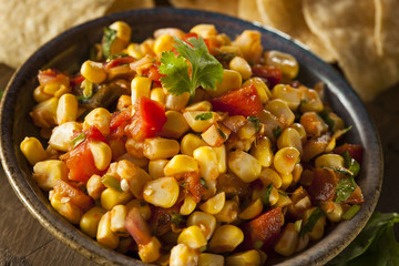 Homemade Spicy Corn Salsa