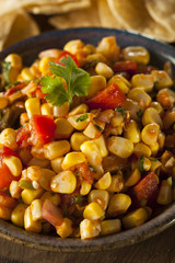 Homemade Spicy Corn Salsa
