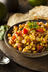 Homemade Spicy Corn Salsa