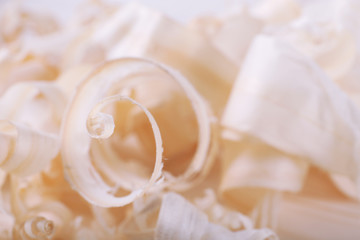 Heap of chips closeup