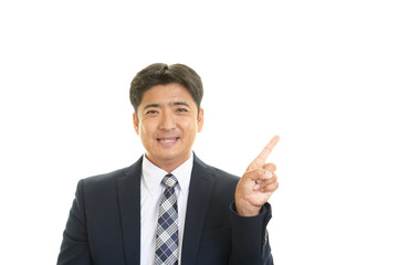 笑顔のビジネスマン