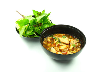 thai spicy minced meat gill salad