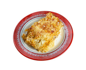 Pastitsio -  a Greek and Mediterranean baked pasta