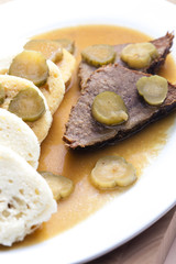 znojemska beef roast (Czech cuisine)