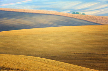 Krajobraz wiejski, Morawy, Czechy © janmiko