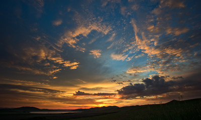 Obraz premium evening sky