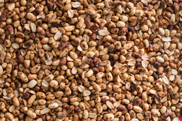 Roasted  peanuts   background